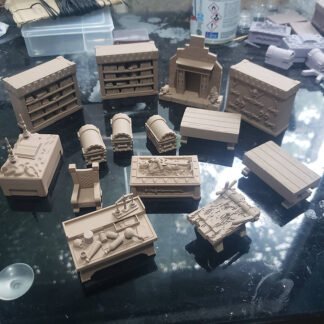 Heroquest - Kit de Mobiliário