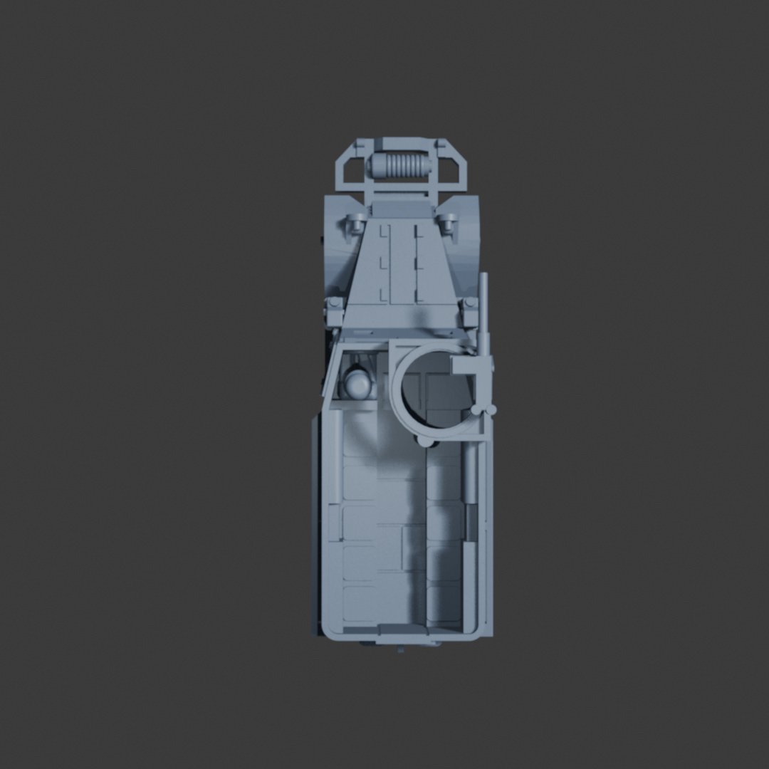 Europa em Chamas - M5A1 half-track vista superior