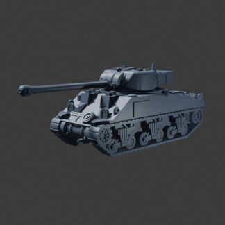 Europa em Chamas - Tanque Sherman Firefly vista esquerda
