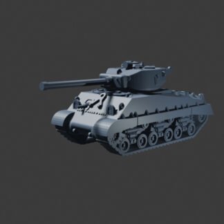 Europa em Chamas - Sherman M4A3 (76) vista esquerda