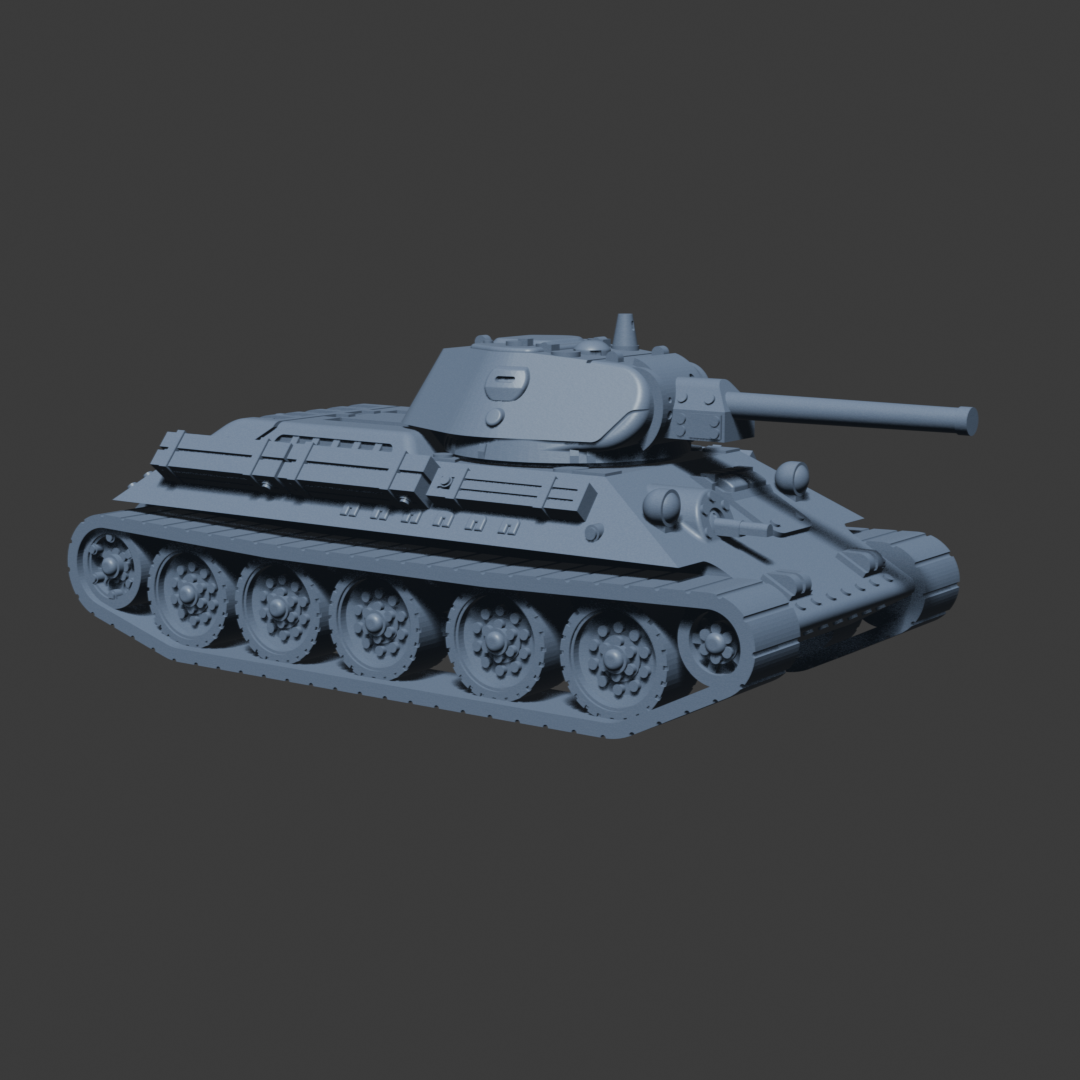 Europa em Chamas - tanque T34-76 Soviético
