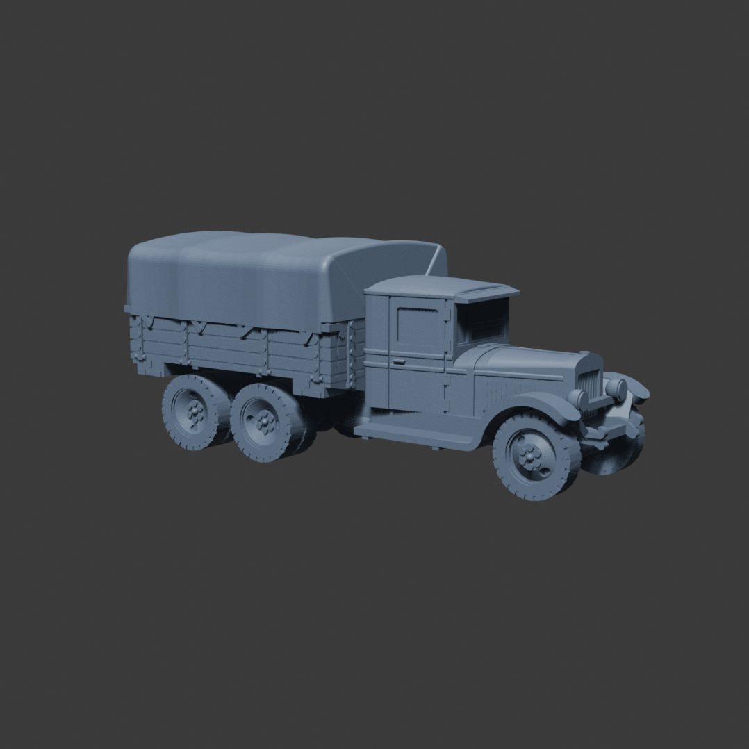 Europa em Chamas - Transporte URSS ZIS-6, vista direita